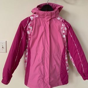 LL Bean Girls Winter Parka. Size 14-16